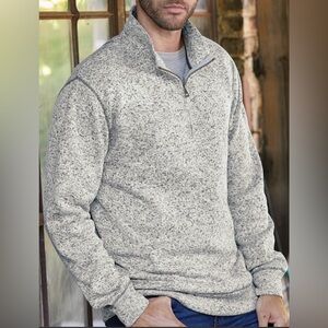 Men’s Vintage SweaterFleece Quarter-Zip Sweatshirt (NWT)